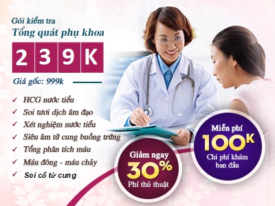 Ưu đãi khám bệnh phụ khoa