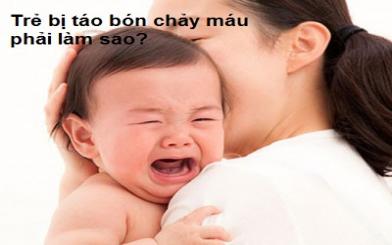 Hiểm họa khôn lường khi để trẻ bị táo bón chảy máu lâu ngày