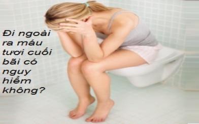 Đi ngoài ra máu tươi cuối bãi – dấu hiệu cảnh báo ung thư trực tràng