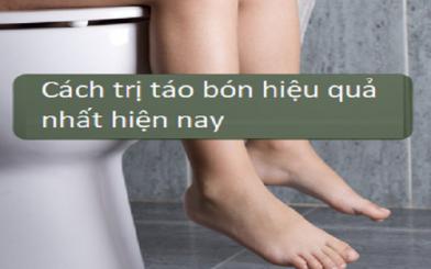 Cách trị táo bón hiệu quả nhất hiện nay