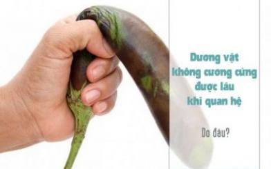 Tại sao dương vật không cương khi quan hệ?
