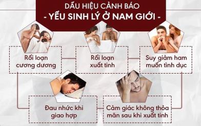 Yếu sinh lý nam: Nguyên nhân, dấu hiệu nhận biết và cách khắc phục hiệu quả