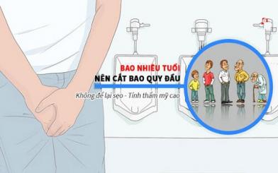 Bao nhiêu tuổi cắt bao quy đầu là thích hợp?