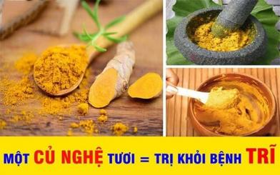 Củ nghệ chữa bệnh trĩ: Cực hay, cực đơn giản!