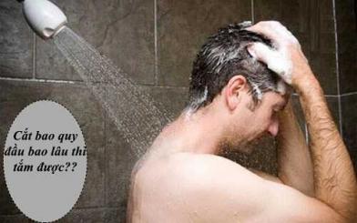 Cắt bao quy đầu bao lâu thì tắm được? [Giải đáp chi tiết]