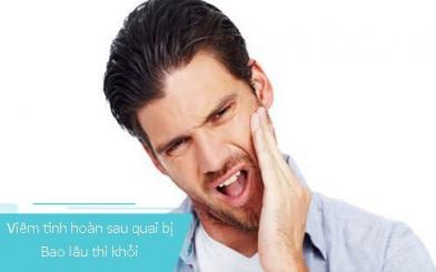 [Giải đáp] Viêm tinh hoàn sau quai bị bao lâu thì khỏi?