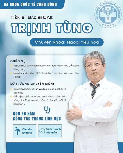 Cập nhật nhanh đội ngũ bác sĩ chữa trĩ giỏi ở Hà Nội