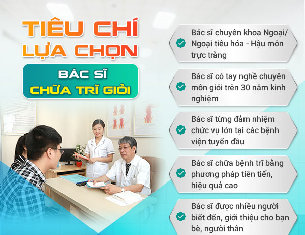 Đâu là địa chỉ có đội ngũ bác sĩ giỏi chữa trĩ ?