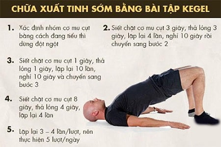 Những bài tập chữa xuất tinh sớm cực dễ và mang đến hiệu quả cao