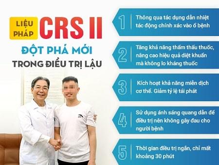 Cách chữa bệnh lậu bằng liệu pháp CRS II tại phòng khám Đa khoa Quốc tế Cộng Đồng