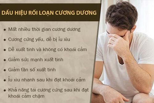 Dấu hiệu rối loạn cương dương