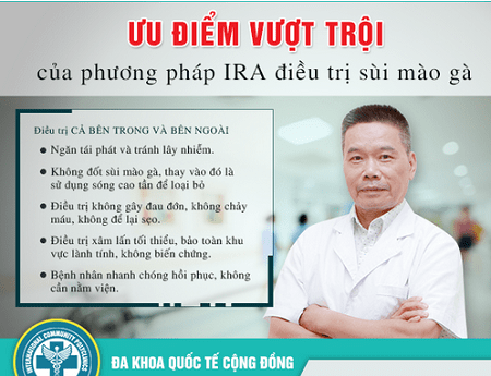 Phương pháp sóng cao tần IRA điều trị gai sinh dục 