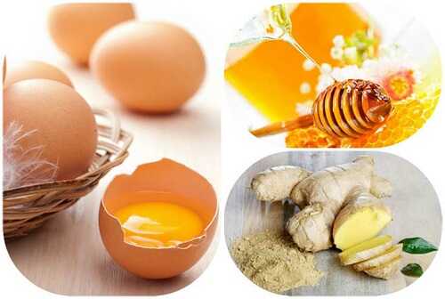 Gừng mật ong trứng gà chữa yếu sinh lý
