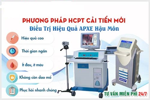 Điều trị dứt điểm apxe hậu môn bằng phương pháp HCPT