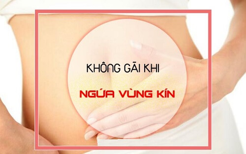 Không gãi khi ngứa vùng kín (Hình ảnh minh họa)