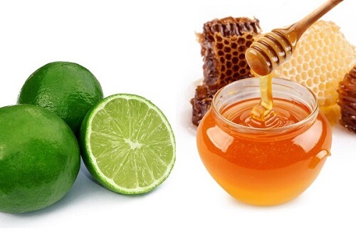 Sử dụng mật ong và chanh tươi