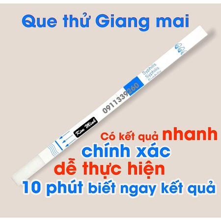 Que test nhanh giang mai cho kết quả chính xác hay không ?
