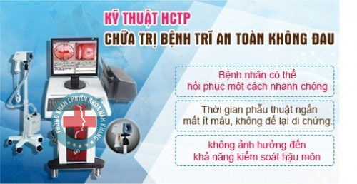 Sử dụng phương pháp HCTP để cắt trĩ