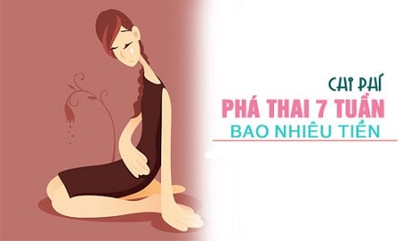 Chi phí phá thai 7 tuần bằng thuốc bao nhiêu tiền? 