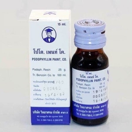 Thuốc trị gai sinh dục tốt nhất hiện nay – Thuốc Podophylline