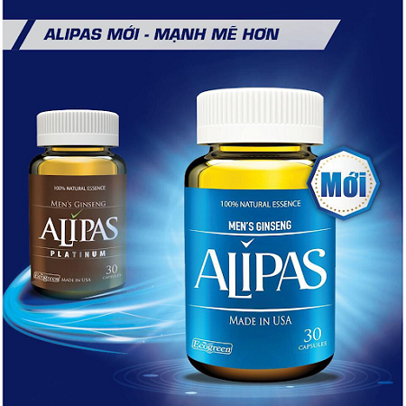 Chống xuất tinh sớm tốt nhất Sâm Alipas New