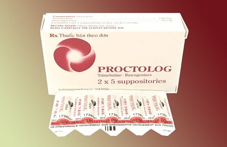Thuốc đặt hậu môn trị trĩ Proctolog