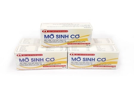 Thuốc mỡ sinh cơ bôi trĩ - Viện Y học cổ truyền Quân đội