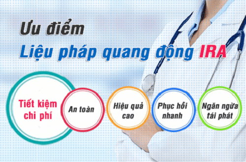 Ưu điểm vượt trội của liệu pháp quang động IRA