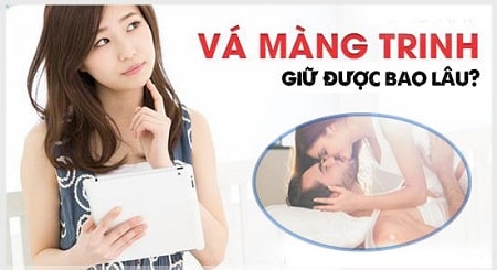 Sau vá màng trinh giữ được bao lâu, thời gian thực tế