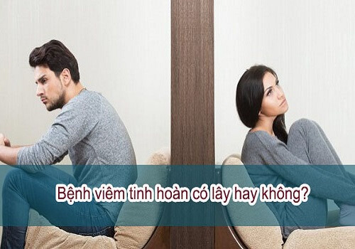 Viêm tinh hoàn không có khả năng lây nhiễm từ người này sang người khác