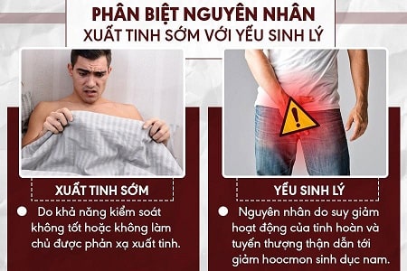 Tìm hiểu về bệnh xuất tinh sớm và yếu sinh lý